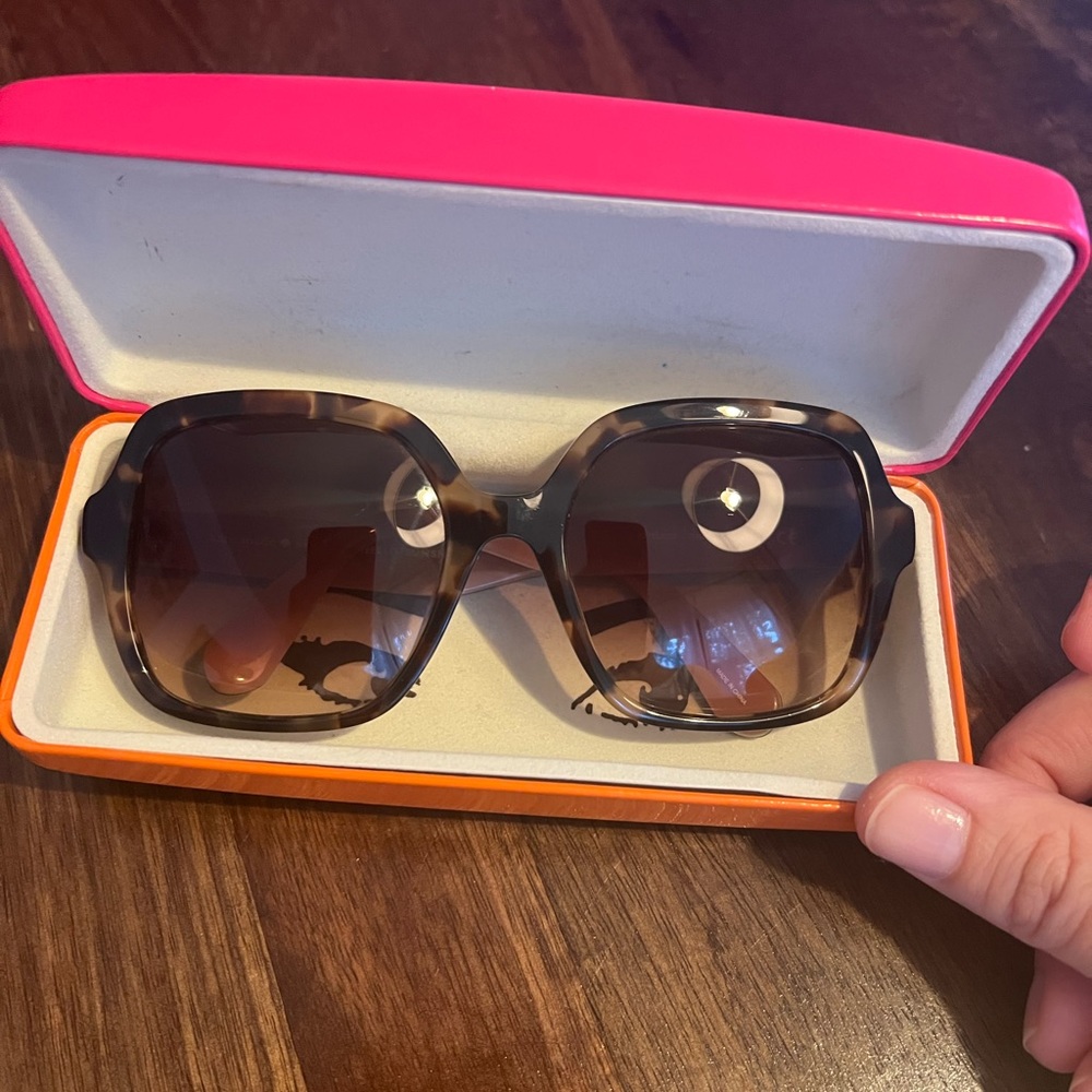 Kate spade katelee sunglasses in tortoise shell